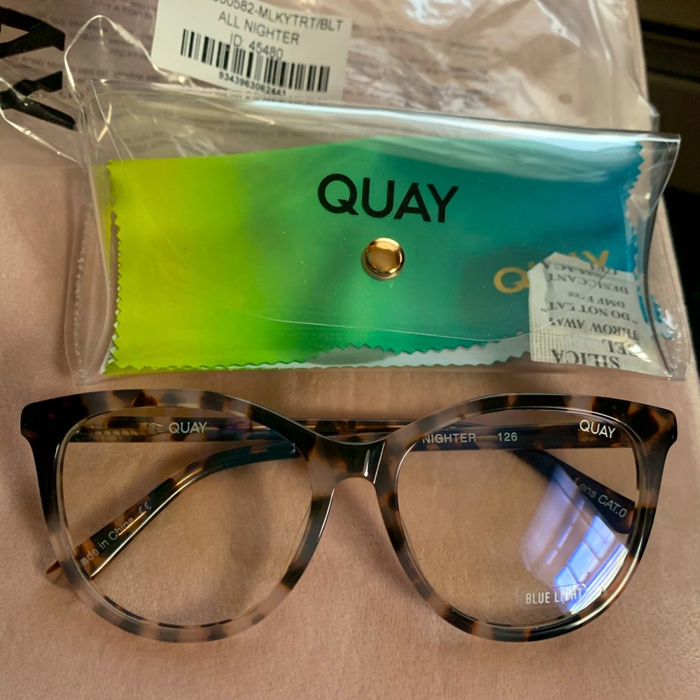 Brand New Quay All Nighter Blue Light Glasses